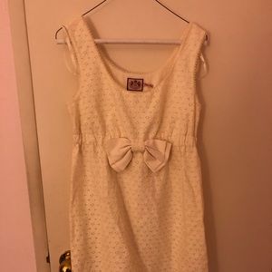 Juicy Couture off-white lacy dress